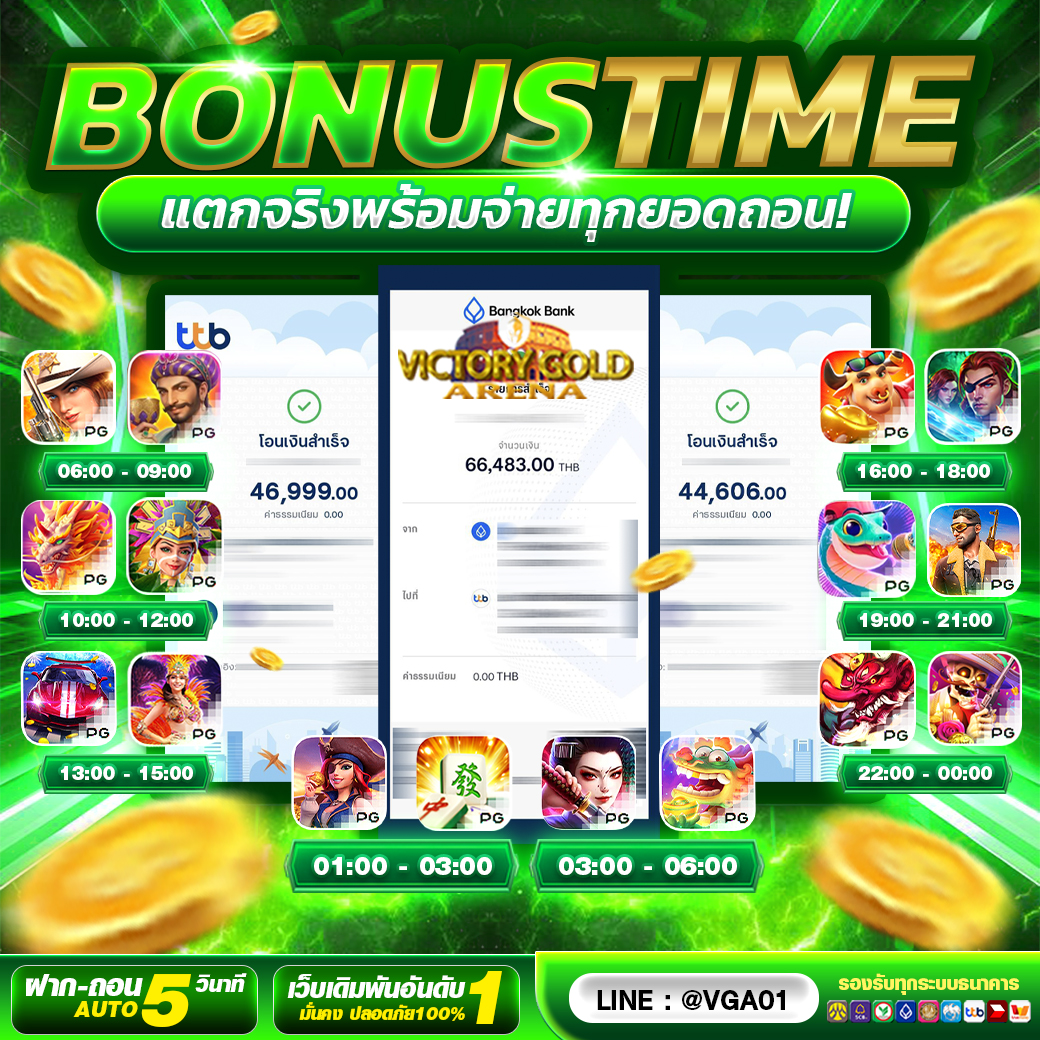 โปรโมชั่นเกมออนไลน์ Victory Gold Arena